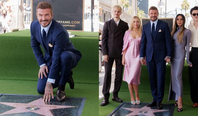 David Beckham’a büyük onur: Hollywood Şöhretler Kaldırımı’nda yıldız sahibi oldu!