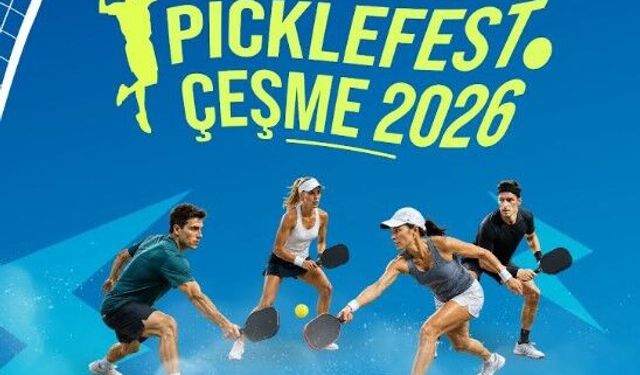 Uluslararası Pickleball Turnuvası ilk kez Çeşme’de düzenlenecek