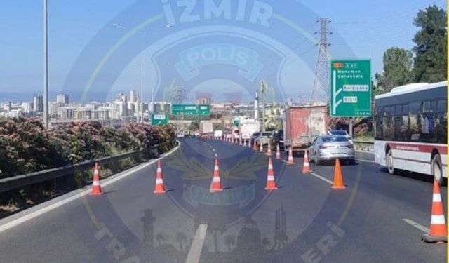 Menemen istikametine gidecekler dikkat: O şeritler trafiğe kapalı