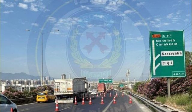 Gaziemir’e gidecekler dikkat: O yol trafiğe kapalı