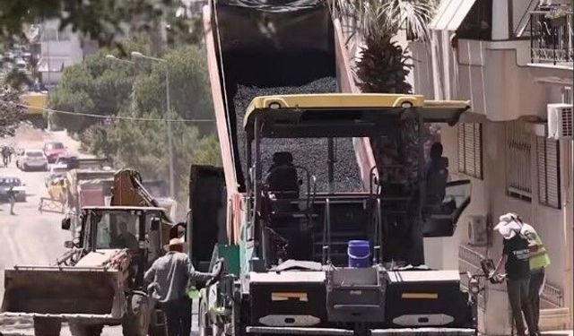 Balçova’da asfalt çalışmaları tam gaz