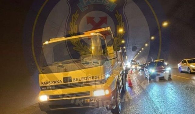 Bayraklı ’da o noktadan geçecekler dikkat: Trafik yoğunluğu yaşanıyor