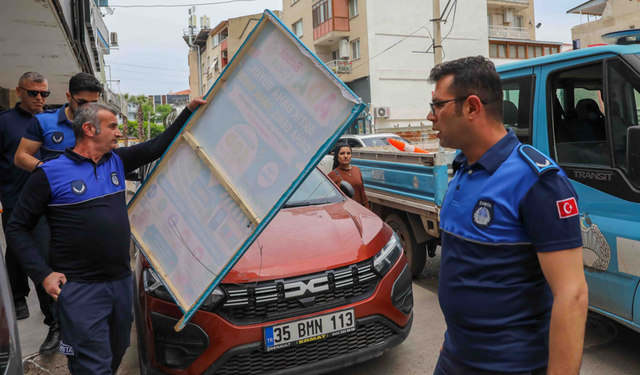 Buca’da kaldırım işgallerine karşı denetim artırıldı