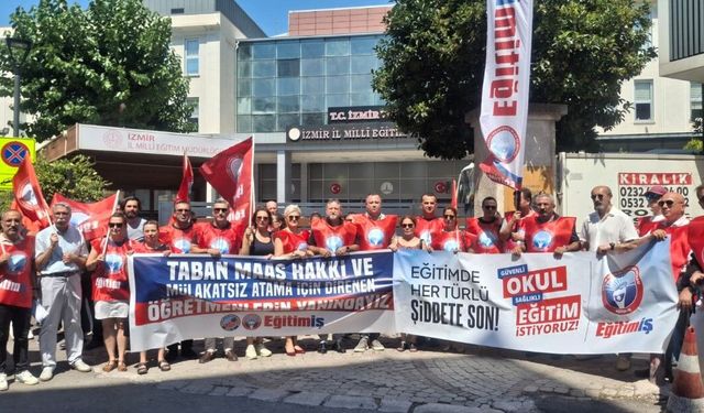 Eğitim- İş İzmir’den Bakan Yusuf Tekin’e: Siz masal anlatıyorsunuz, biz cenaze kaldırıyoruz