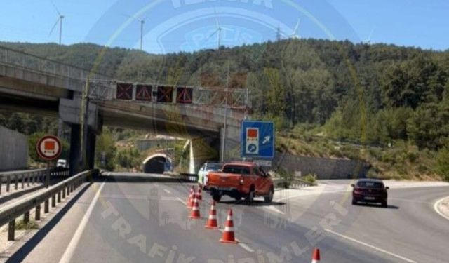 Manisa- İzmir yolunu kullanacaklar dikkat: Sabuncueli Tüneli trafiğe kapalı