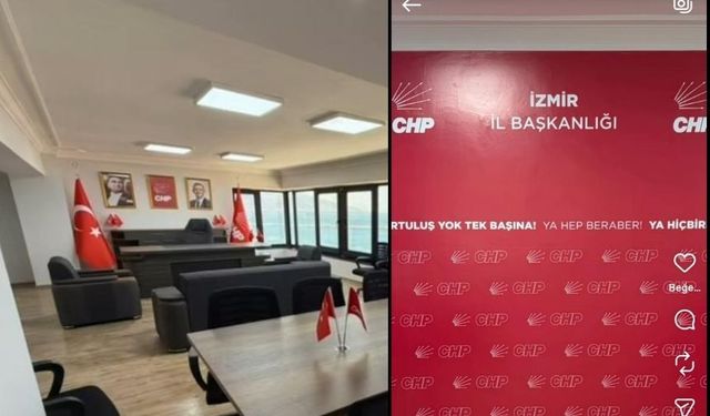 CHP İzmir’de gerilim sürüyor… Alternatif il binasından görüntüler paylaşıldı