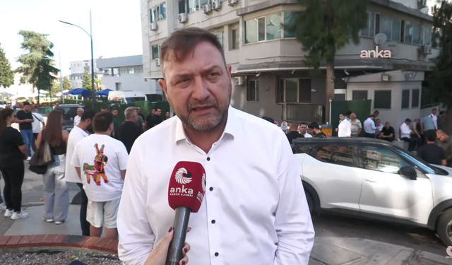Gümrükçü'den emniyetin önünde açıklama: Personellerin ve ailelerin yanındayım