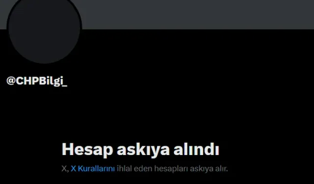 Kılıçdaroğlu yönetiminin açtığı CHP hesabı askıya alındı