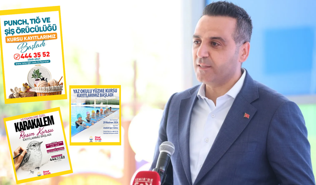 Çiğli’de yaz dönemi kursları başladı: Başkan Yıldız’dan çağrı