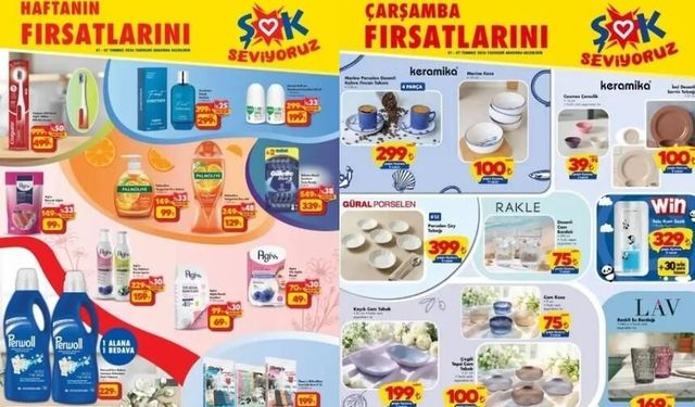 Şok 1-7 Temmuz 2026 kataloğu yayımlandı: Hangi ürünler indirimde?