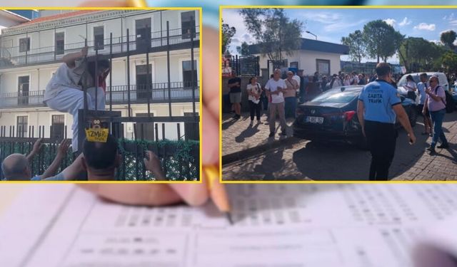 Geç kalınca surları aştılar… İzmir’de YKS heyecanı