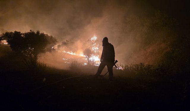Alaşehir’deki yangın kontrol altında: 40 hektar alan zarar gördü