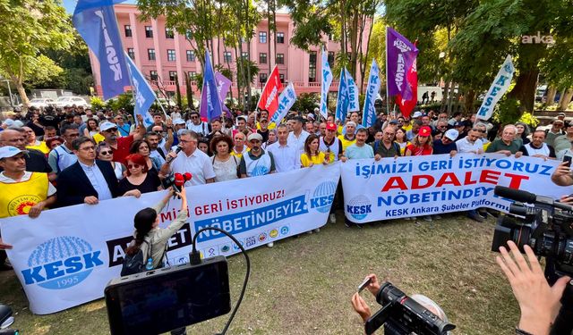 İhraçların 10. yılı: KESK'lilerin Adalet Nöbeti’ne müdahale
