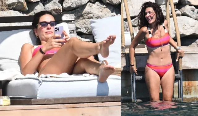 4 ayda 20 kilo vermişti... Bergüzar Korel giden kilolardan sonra tatilin keyfini çıkardı