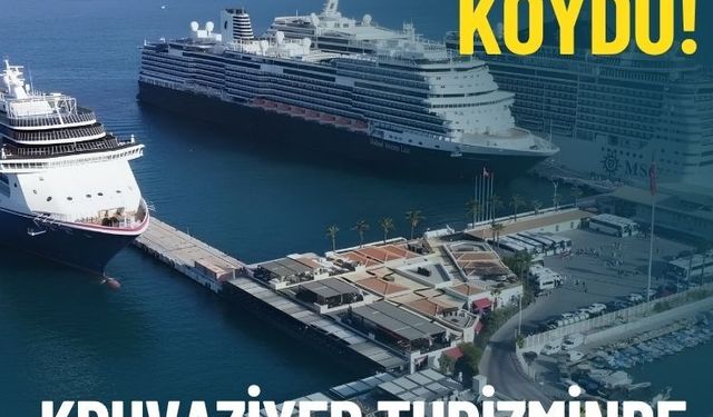 Veriler ortaya koydu: Kruvaziyer turizminde Çeşme 'İn' Dikili ''Out'