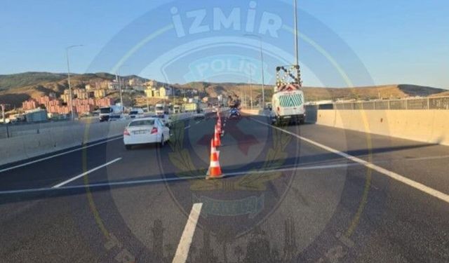 Menemen’de derz çalışması: O şeritler kapalı