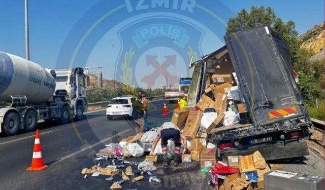 Bayraklı Tünelleri çıkışında trafik kazası: O güzergah için uyarı verildi