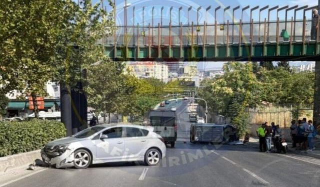 Buca’da trafik kazası: İki şerit trafiğe kapatıldı!