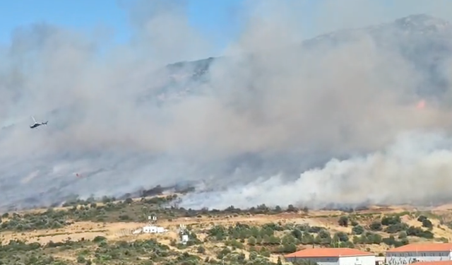 Kabus bitti: Foça’daki yangın kontrol altında!