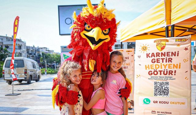 Göz-Göz’den İzmirli çocuklara jest: Karneni getir hediyeni götür
