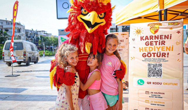 Göz-Göz’den İzmirli çocuklara jest: Karneni getir hediyeni götür