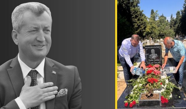 Gümrükçü’den Tahir Şahin’in mezarına ziyaret