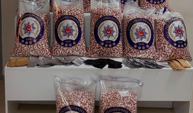 Dev operasyon: 280 bin uyuşturucu hap ele geçirildi