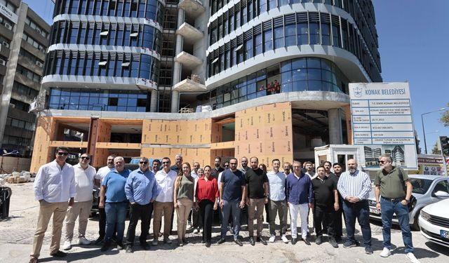 Konak Belediyesi'nin yeni hizmet binasında geri sayım başladı