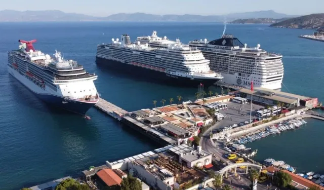 Veriler ortaya koydu: Kruvaziyer turizminde Çeşme 'İn' Dikili ''Out'