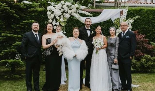Nilüfer'in en mutlu günü: Kızı Ayşe Nazlı Yumlu evlendi
