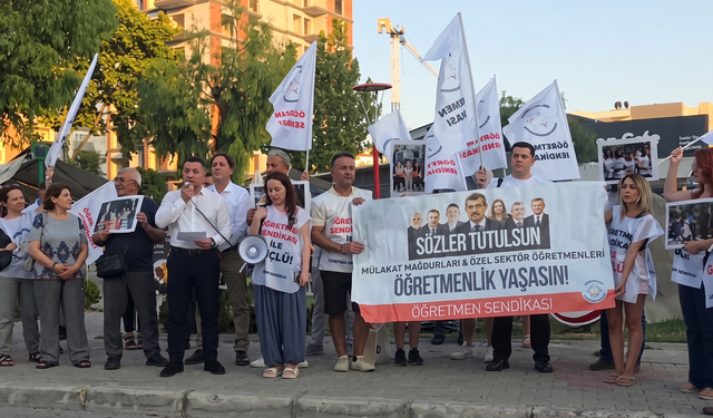 Öğretmenler Bayraklı’dan seslendi: Acil çözüm bekliyoruz!