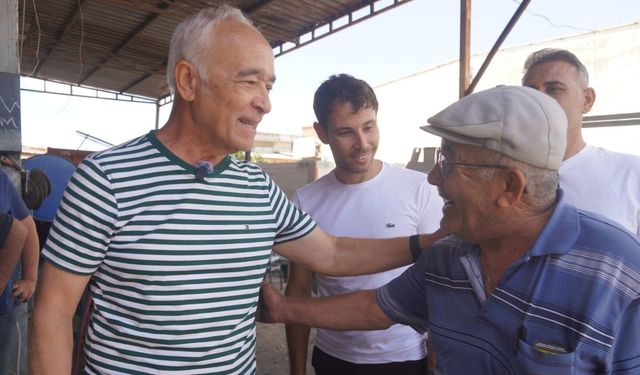 Seferihisar’da esnaf taleplerini Başkan Vekili Fuat Gümüş’e anlattı