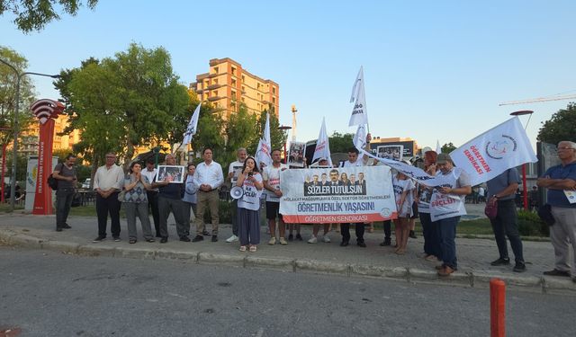 İzmir'den öğretmenlere güçlü destek: Haklarımız teslim edilmezse Ankara'da yeniden alanlardayız!