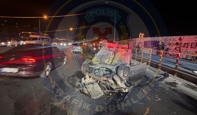 Turan Köprü’de kaza: Yetkililerden 'trafiğe dikkat' uyası