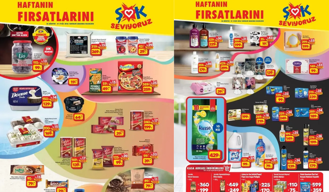ŞOK aktüel 27 Ağustos - 1 Eylül 2026 şok fırsatlar...