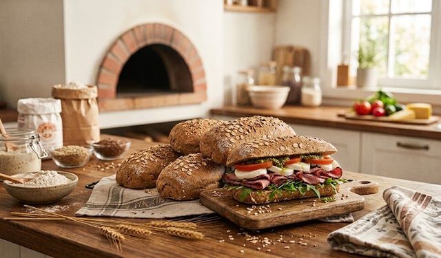 Pişmanlık hissetirmeyecek... Tam Buğday Unlu Sandviç ekmeği tarifi