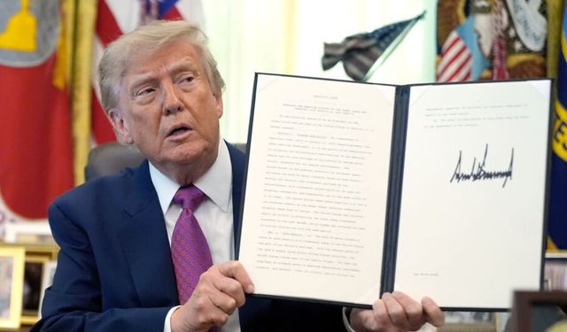 Trump’tan yeni imza: Gölün adını değiştirdi