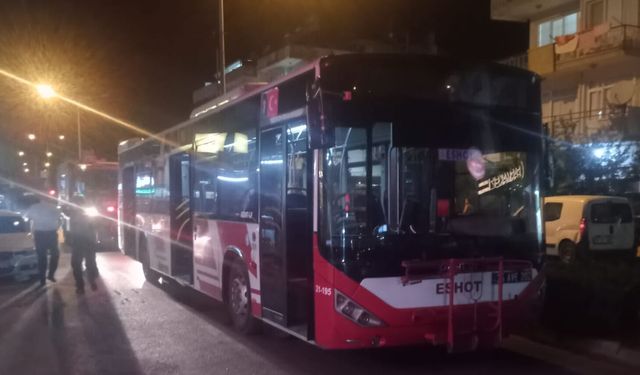 Bayındır’da korkutan duman… ESHOT’un motoru yandı
