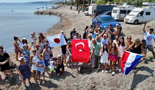 Seferihisar'da bokashi toplarıyla geleceğe temiz bir iz bıraktılar