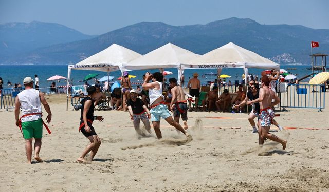 İzmir FF Cup Beach Flag Turnuvası Pamucak’ta düzenlendi