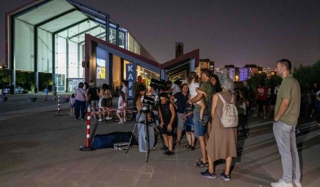 Bornova'da 8500 yıllık tarihin gölgesinde unutulmaz gökyüzü gözlemi