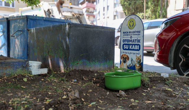 Buca'da can dostlara kesintisiz su desteği