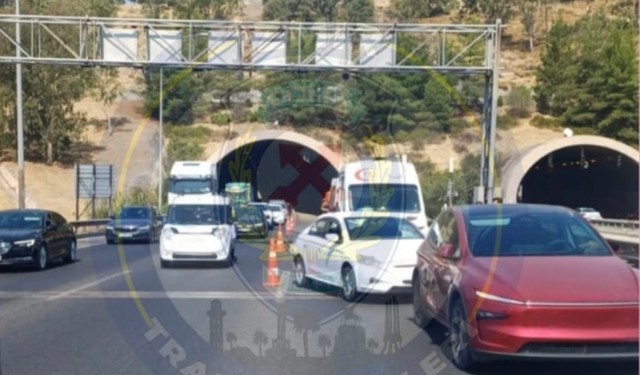 Bornova’ya gidecekler dikkat: Büyük tünelde kaza!