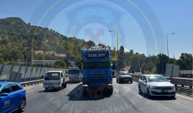 Bayraklı’ya gidecekler dikkat: 2,5 kilometrelik araç yoğunluğu!