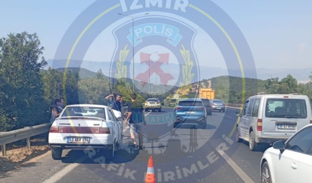 İzmir Trafik Birimleri duyurdu: Bornova’da trafik kazası!