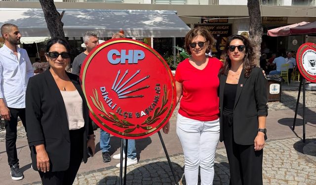 CHP Dikili İlçe Başkanı Neriman Tanış: Bugün bizlere düşen, o iradeyi yalnızca anmak değil, yaşatmaktır