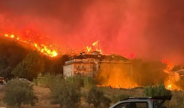 Fethiye’de orman yangını: Müdahale ediliyor!
