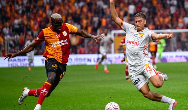 RAMS Park'ta gol düellosu: Göztepe Galatasaray'a kök söktürdü