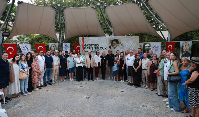 Gazeteci Barış Selçuk Karabağlar ‘da anıldı