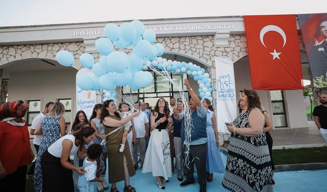 Çeşme’de iki buçuk yılda üçüncü kreş: Çocukların neşesi açılışa renk kattı